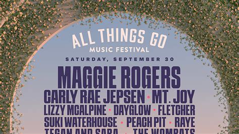 All Things Go Music Festival announces lineup for 2023